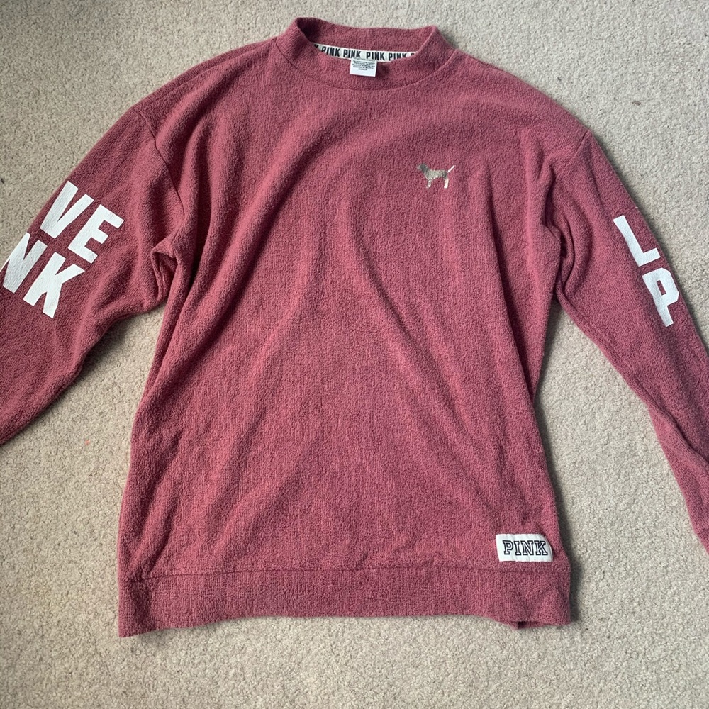 PINK crewneck sweater